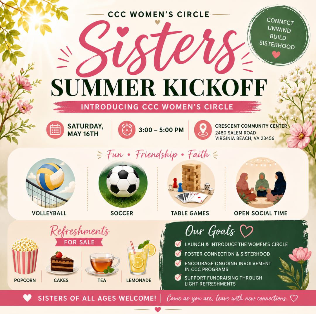 Sisters Summer Kickoff – Sat 16 May